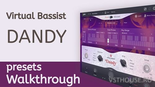 UJAM - Virtual Bassist Dandy v2.3.0 VSTi, VSTi3 x64