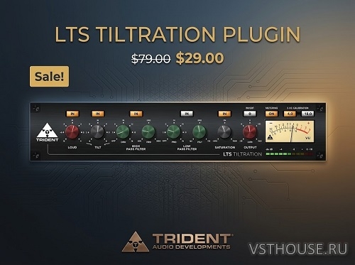 Trident Audio Developments - LTS Tiltration v2.0.1 VST3, AAX x64 Trident Audio Developments - LTS Tiltration v2.0.1 VST3, AAX x64