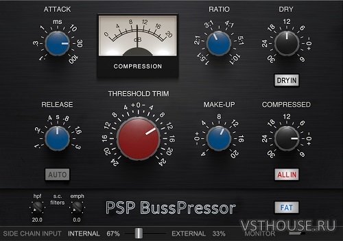 PSPaudioware - PSP BussPressor v.2.1.0 VST, VST3, AAX x64 PSPaudioware - PSP BussPressor v.2.1.0 VST, VST3, AAX x64