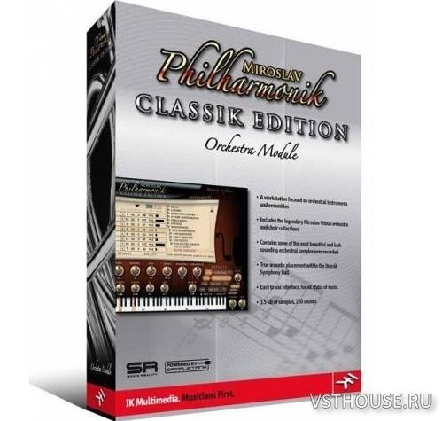 IK Multimedia - Miroslav Philharmonik Classic Edition 1.1 VSTi.RTAS.AU